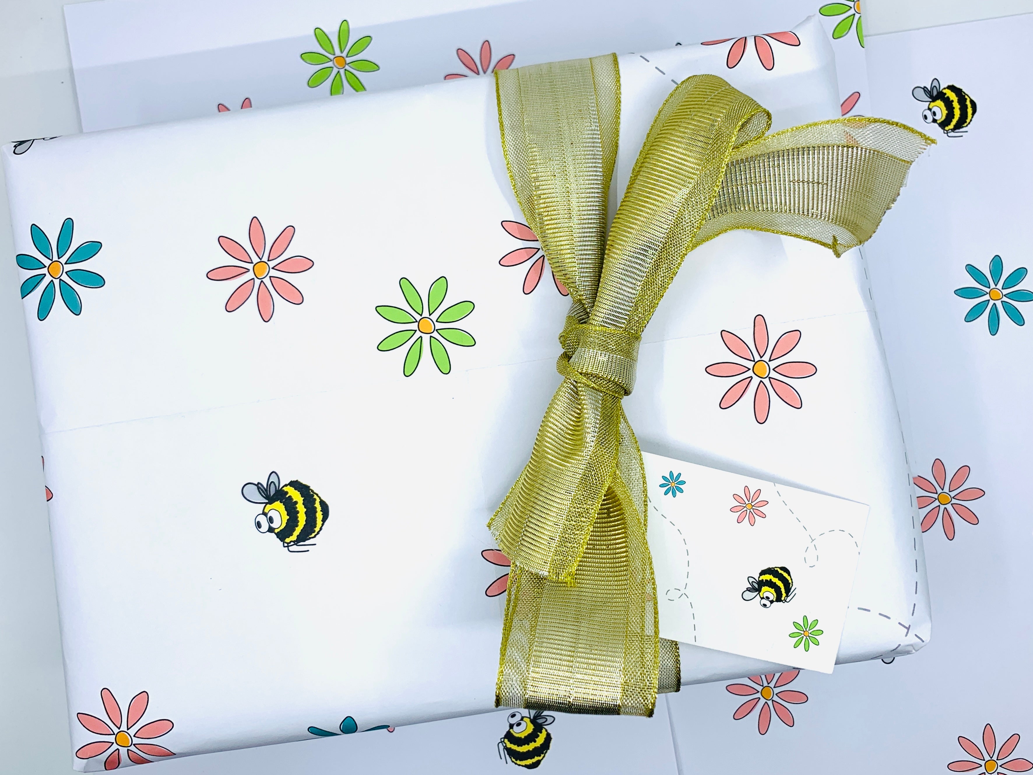 Bumble bee wrapping clearance paper